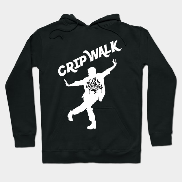 Funny Hiphop Guy Doing Crip Walk Dance All The Time Hoodie by Mochabonk